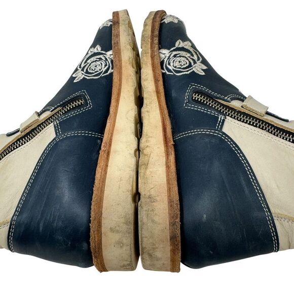 Patrick Winget Two Thousand Never 6 Boots Embroidered Floral USA Made Mens READ - Picture 13 of 16